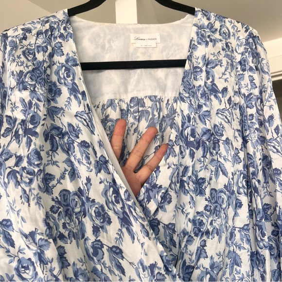 Lovers + Friends Blue Floral Bodysuit - Picture 3 of 8